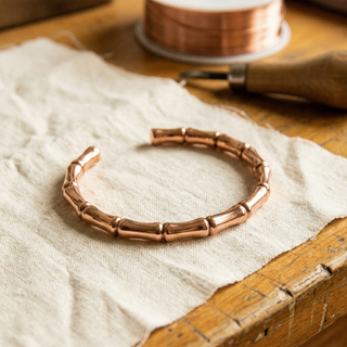 Grove Koperen Armband